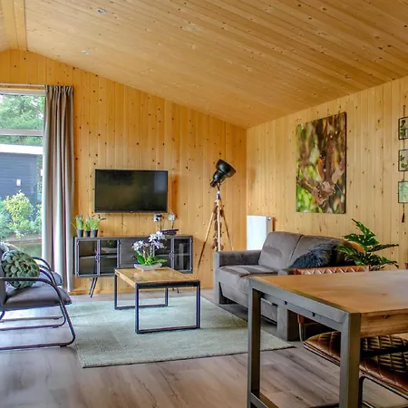 Comfortable With Combination Microwave Near The Veluwe Chalé *